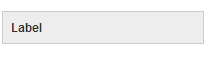 Label styled using the iOS7GroupLabel class from the iOS7 web theme
